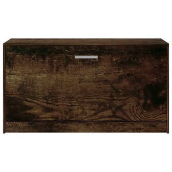 Schoenenbank 80x24x45 cm bewerkt hout gerookt eiken 5