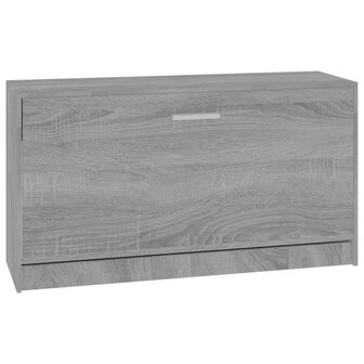 Schoenenbank 80x24x45 cm bewerkt hout grijs sonoma eikenkleur 2