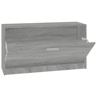 Schoenenbank 80x24x45 cm bewerkt hout grijs sonoma eikenkleur 6