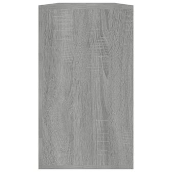 Schoenenbank 80x24x45 cm bewerkt hout grijs sonoma eikenkleur 7