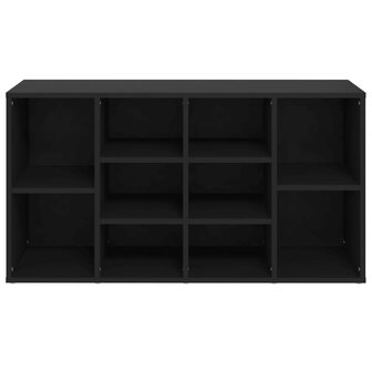 Schoenenbank 103x30x54,5 cm bewerkt hout zwart 5