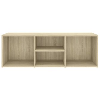 Schoenenopbergbank 105x35x35 cm bewerkt hout sonoma eikenkleur 4