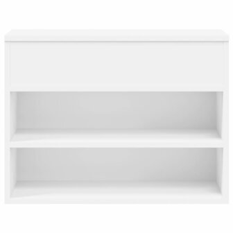 Schoenenbank 60x30x45 cm bewerkt hout wit 5