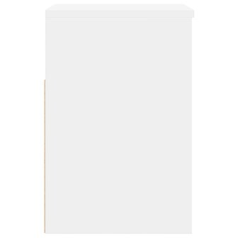 Schoenenbank 60x30x45 cm bewerkt hout wit 6