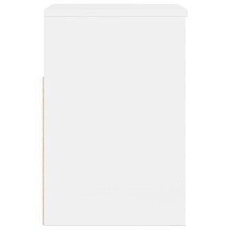 Schoenenbank 60x30x45 cm bewerkt hout hoogglans wit 6