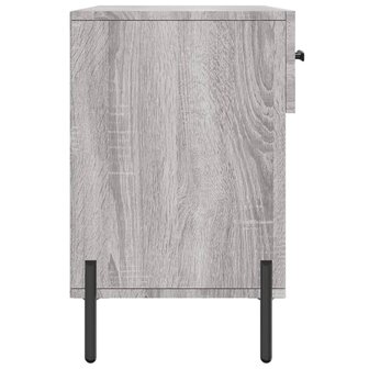 Schoenenbank 102x35x55 cm bewerkt hout grijs sonoma eikenkleur 7