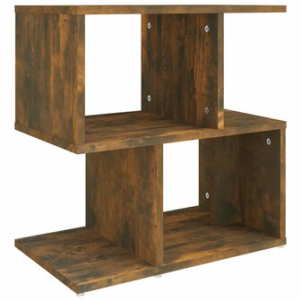 Nachtkastje 50x30x51,5 cm bewerkt hout gerookt eikenkleurig 2