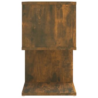 Nachtkastje 50x30x51,5 cm bewerkt hout gerookt eikenkleurig 6