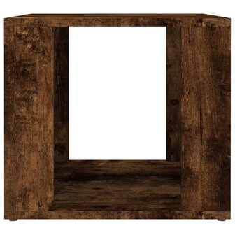 Nachtkastje 41x40x36 cm bewerkt hout gerookt eikenkleurig 5