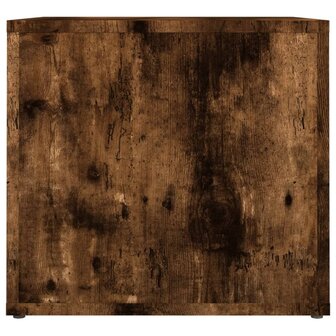 Nachtkastje 41x40x36 cm bewerkt hout gerookt eikenkleurig 6