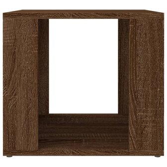 Nachtkastje 41x40x36 cm bewerkt hout bruin eikenkleur 5