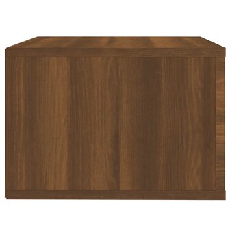 Nachtkastje wandgemonteerd 50x36x25 cm bruin eikenkleur 8