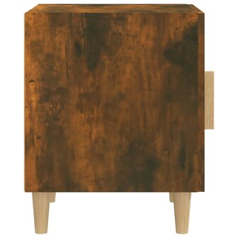Nachtkastje bewerkt hout gerookt eikenkleurig 4
