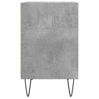 Nachtkastje 40x30x50 cm bewerkt hout betongrijs 5
