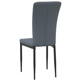 Eetkamerstoelen 2 st fluweel donkergrijs 6
