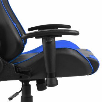 Gamestoel draaibaar PVC blauw 6