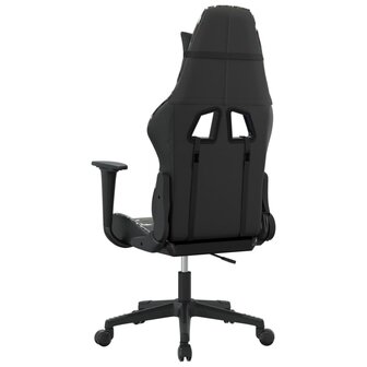 Massage gamestoel kunstleer zwart en camouflage 8