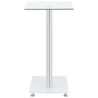 Bijzettafel U-vormig 45x30x58 cm gehard glas transparant 3