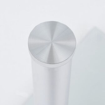 Bijzettafel U-vormig 45x30x58 cm gehard glas transparant 4