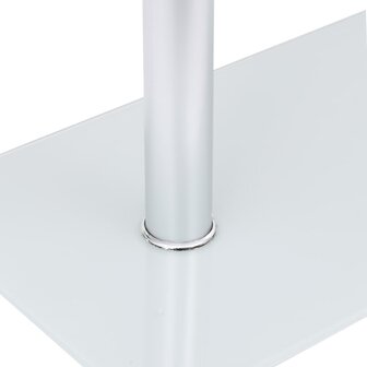 Bijzettafel U-vormig 45x30x58 cm gehard glas transparant 5