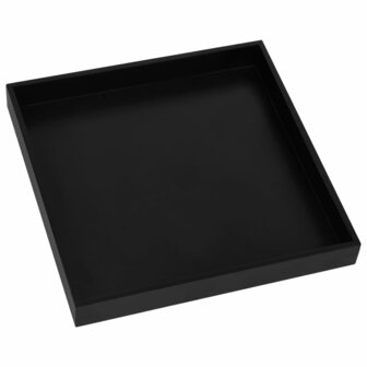 Bijzettafel 38x38x38,5 cm MDF zwart en goudkleurig 4