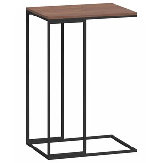 Bijzettafel 40x30x59 cm bewerkt hout zwart 2