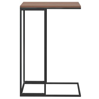 Bijzettafel 40x30x59 cm bewerkt hout zwart 3