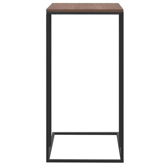 Bijzettafel 40x30x59 cm bewerkt hout zwart 4