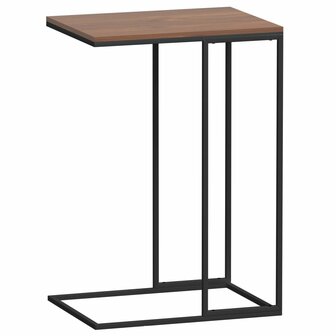 Bijzettafel 40x30x59 cm bewerkt hout zwart 5