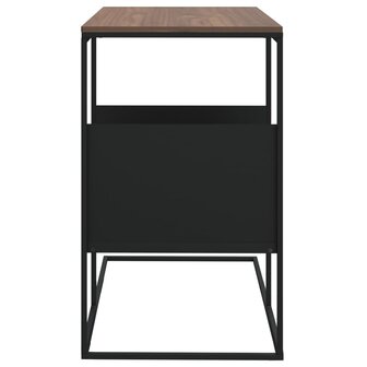 Bijzettafel 55x36x59,5 cm bewerkt hout zwart 4