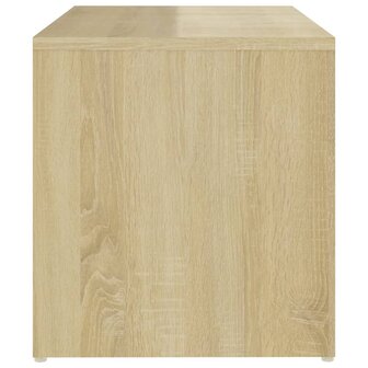 Bijzettafel 59x36x38 cm bewerkt hout sonoma eikenkleurig 5