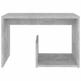 Bijzettafel 59x36x38 cm bewerkt hout betongrijs 4