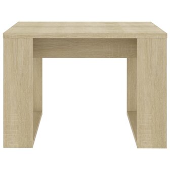 Bijzettafel 50x50x35 cm bewerkt hout sonoma eikenkleurig 5