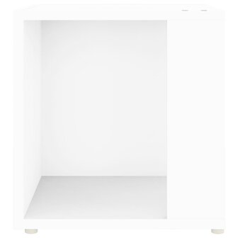 Bijzettafel 33x33x34,5 cm bewerkt hout wit 6