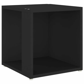 Bijzettafel 33x33x34,5 cm bewerkt hout zwart 2