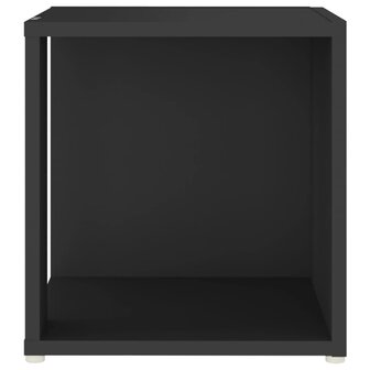 Bijzettafel 33x33x34,5 cm bewerkt hout zwart 5