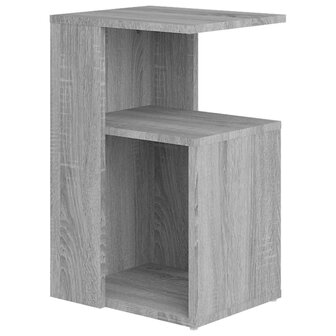 Bijzettafel 36x30x56 cm bewerkt hout grijs sonoma eikenkleurig 2