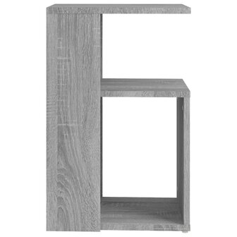 Bijzettafel 36x30x56 cm bewerkt hout grijs sonoma eikenkleurig 3