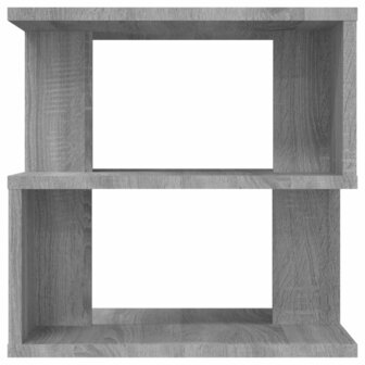Bijzettafel 40x40x40 cm bewerkt hout grijs sonoma eikenkleurig 3