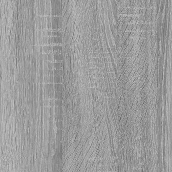 Bijzettafel 40x40x40 cm bewerkt hout grijs sonoma eikenkleurig 6