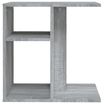 Bijzettafel 50x30x50 cm bewerkt hout grijs sonoma eikenkleurig 6
