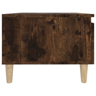 Bijzettafel 50x46x35 cm bewerkt hout gerookt eikenkleurig 8