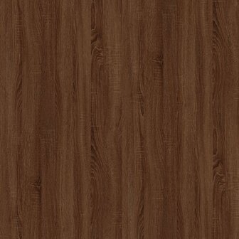Bijzettafel 50x46x35 cm bewerkt hout bruin eikenkleur 9