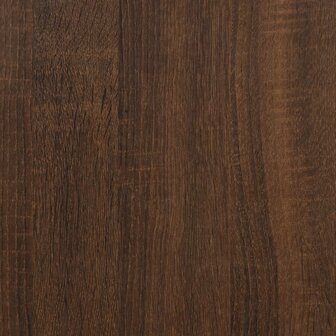 Bijzettafel 40x30x60 cm bewerkt hout bruin eikenkleur 7