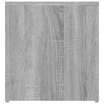 Bijzettafel 59x36x38 cm bewerkt hout grijs sonoma eikenkleurig 5