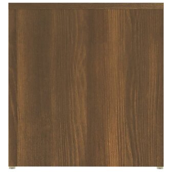 Bijzettafel 59x36x38 cm bewerkt hout bruin eikenkleur 5