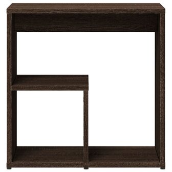 Bijzettafel 50x30x50 cm bewerkt hout bruin eikenkleur 5