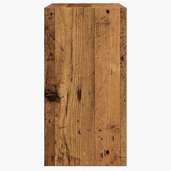 Bijzettafel 50x26x50 cm bewerkt hout oud houtkleurig 5