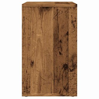 Bijzettafel 50x30x50 cm bewerkt hout oud houtkleurig 5