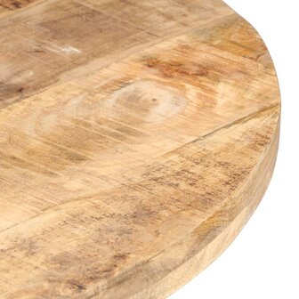 Eettafel 80 cm ruw mangohout 3